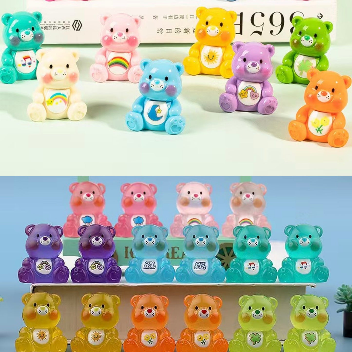 Carebear 2 (glow)–  game open in live(free shipping)