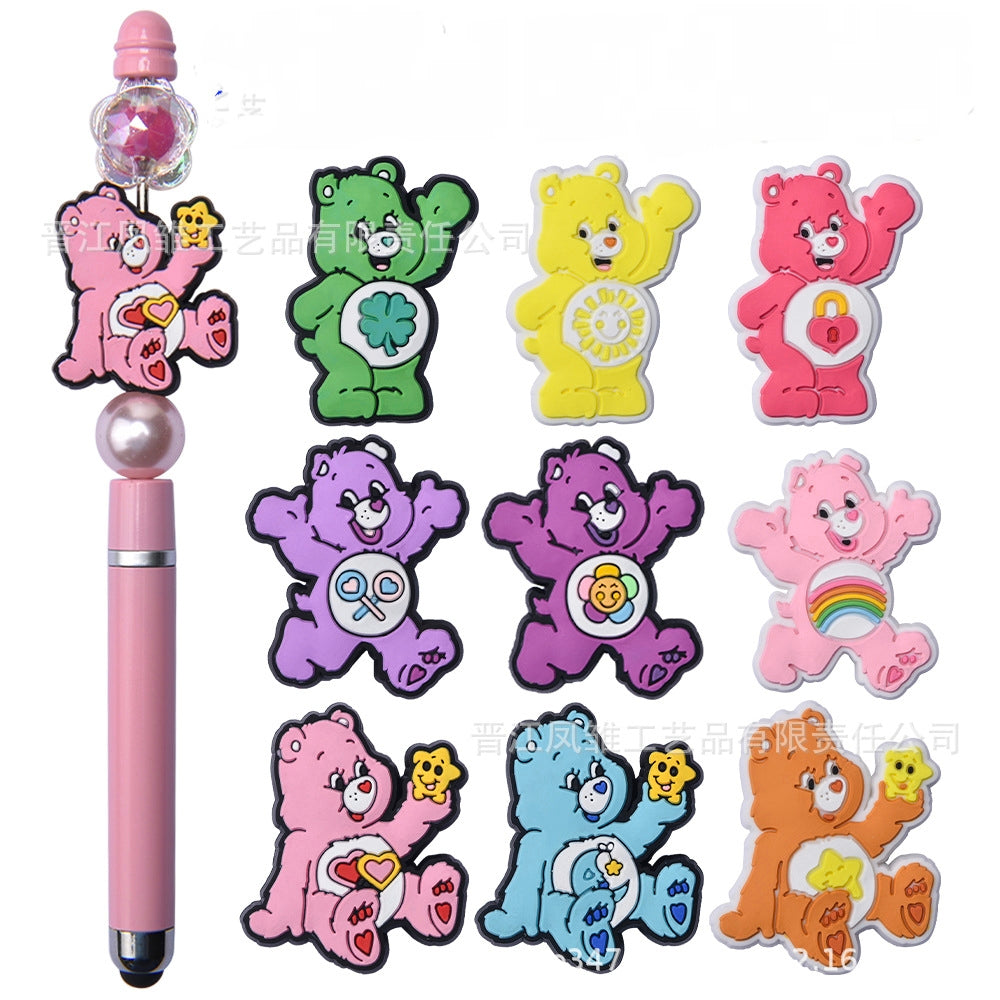 Carebear silicon focal beads- game open in live
