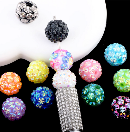 20mm Ball2 Mix Diamond Diy Penbeads (OVER 39.99$ FREE SHIPPING)
