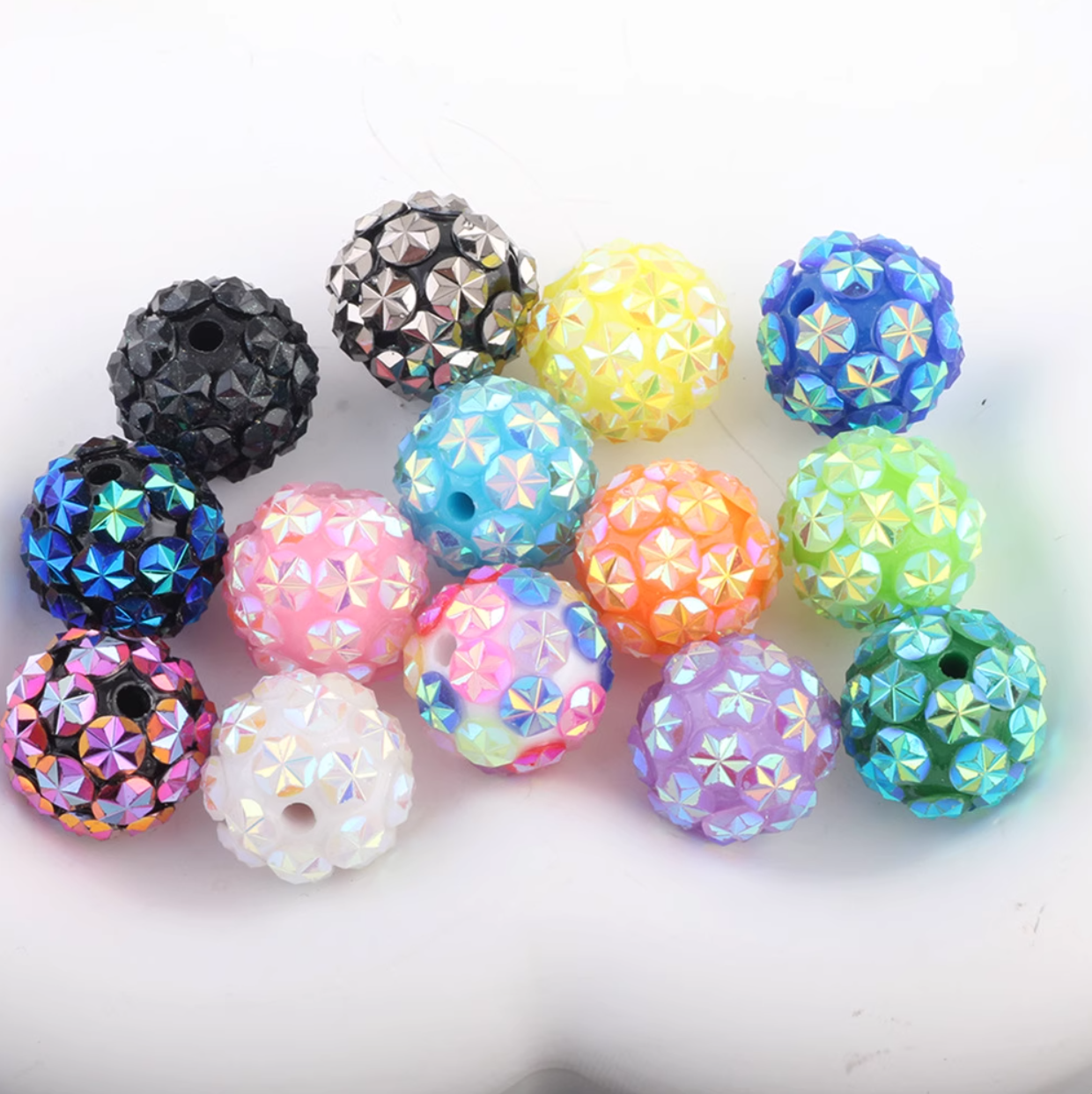 20mm Ball2 Mix Diamond Diy Penbeads (OVER 39.99$ FREE SHIPPING)