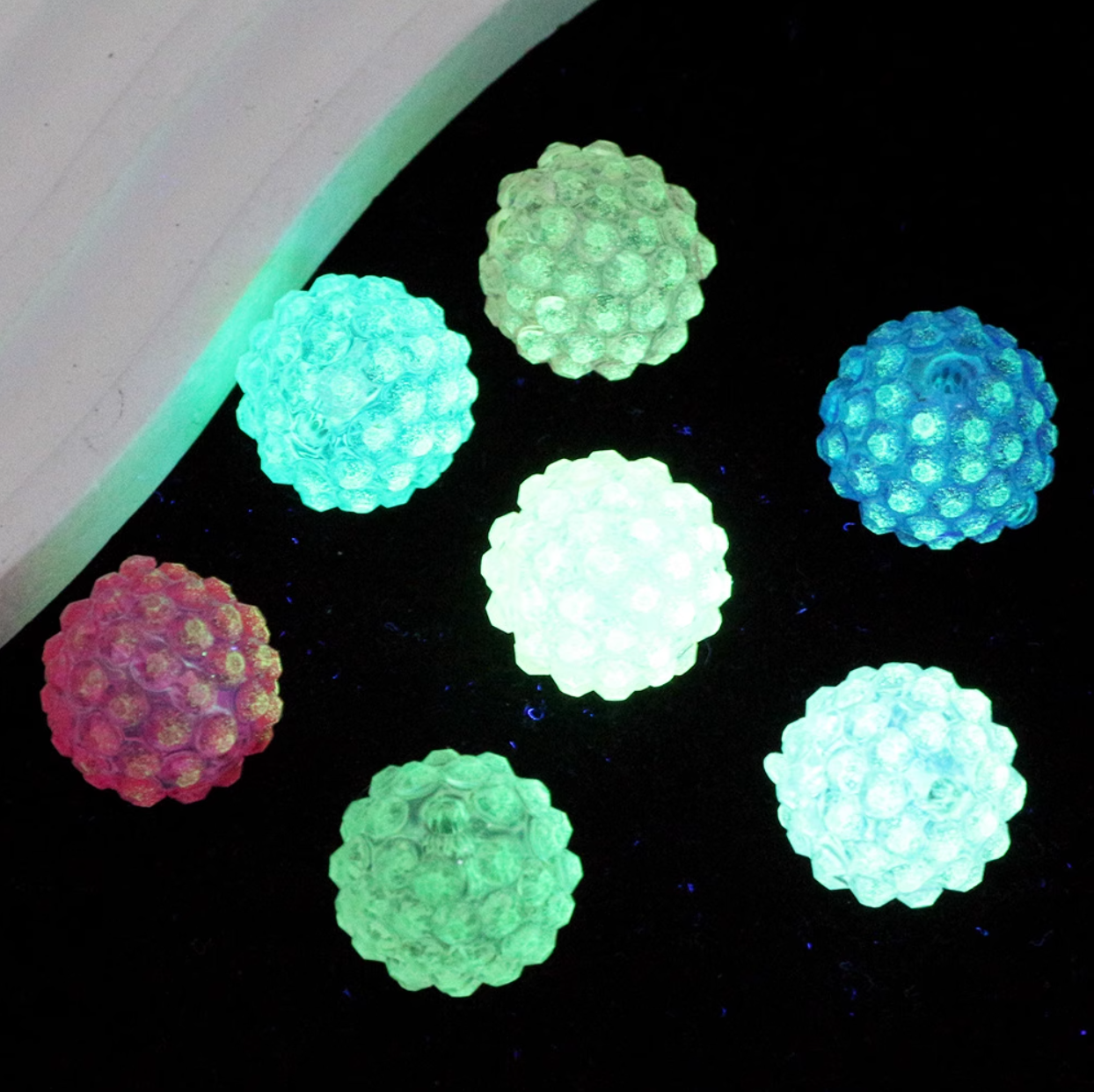 16mm Ball Noctilucent Mix Diy Penbeads (OVER 39.99$ FREE SHIPPING)
