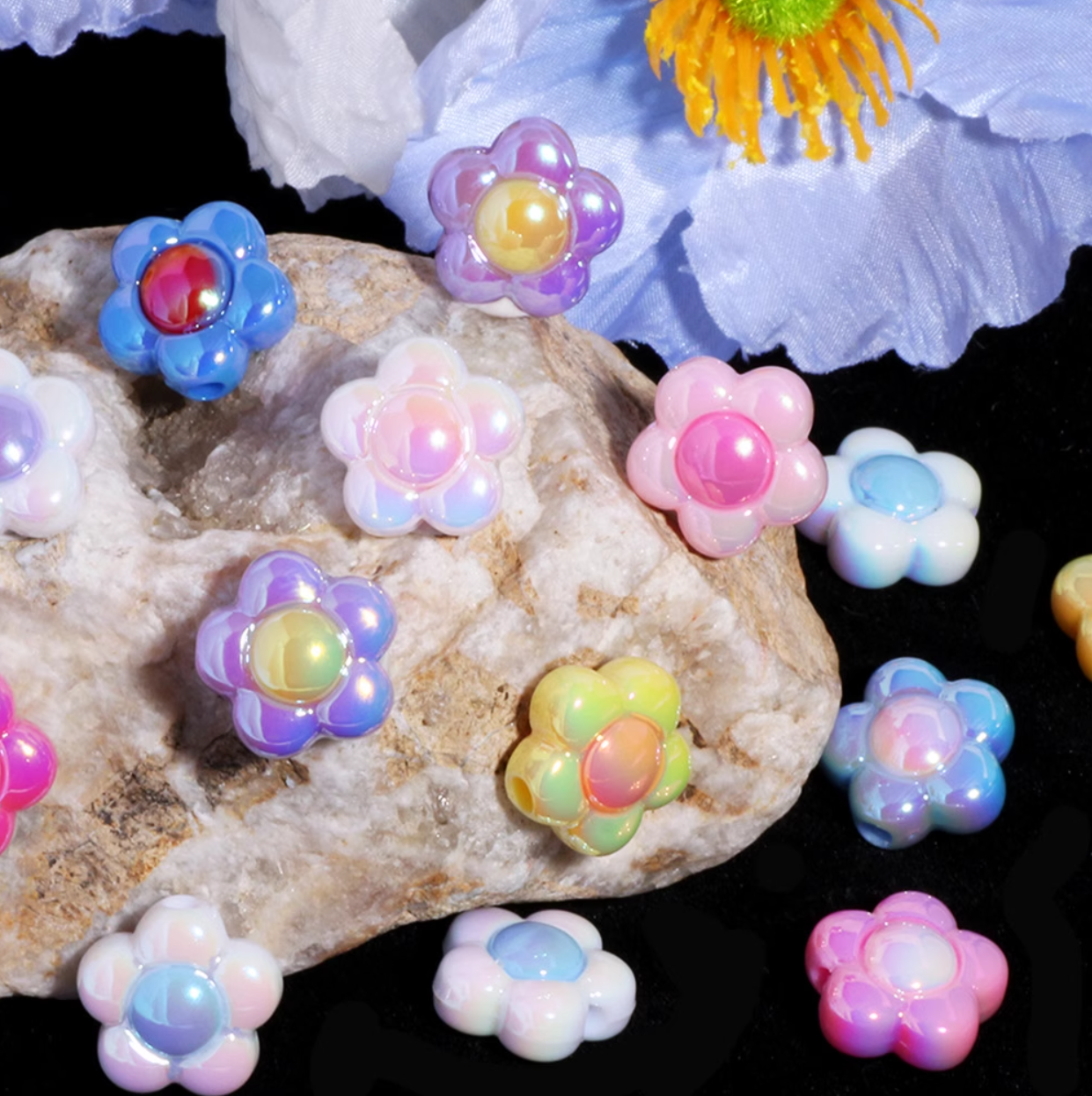 16mm Flower laser Mix Diy Penbeads (OVER 39.99$ FREE SHIPPING)