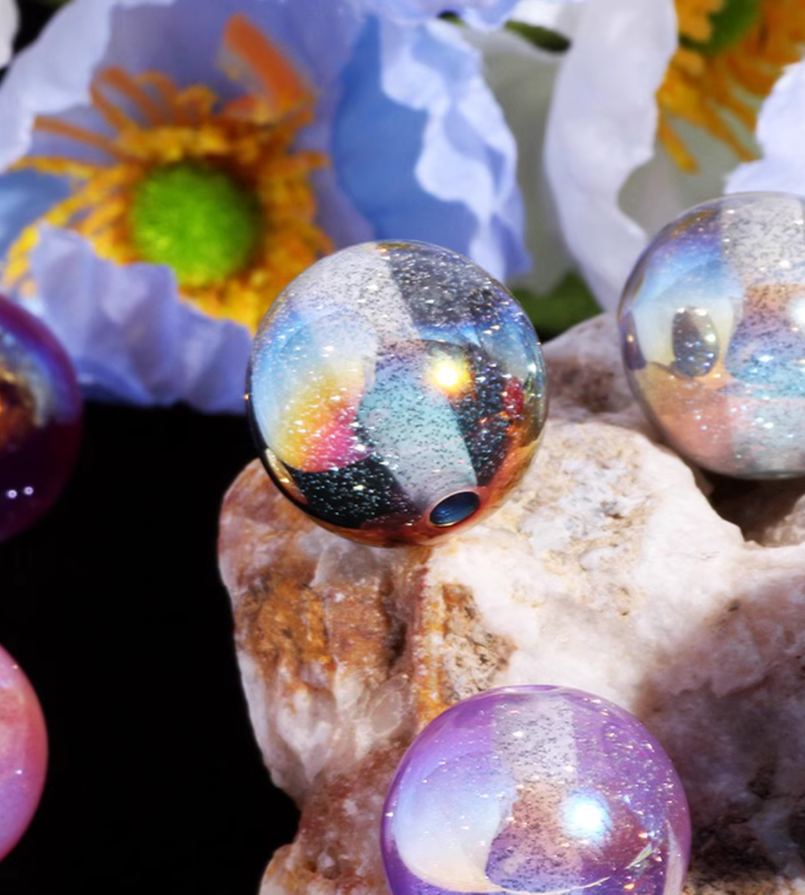 22mm Ball Starlit Sky Mix Diy Penbeads (OVER 39.99$ FREE SHIPPING)