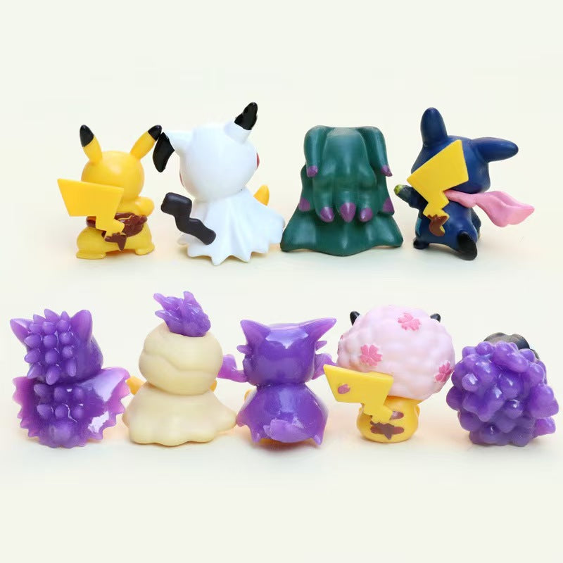 Pikachu2  - 9 PCS / 1 SET (OVER 39.99$ FREE SHIPPING)