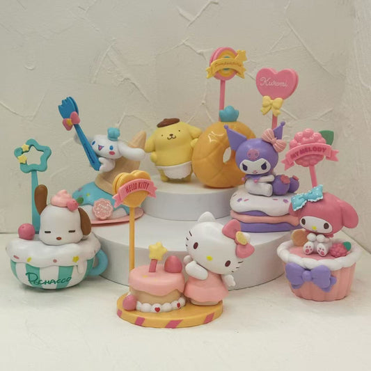 San-rrio1 - 6 PCS/ 1 SET (OVER 30$ FREE SHIPPING)