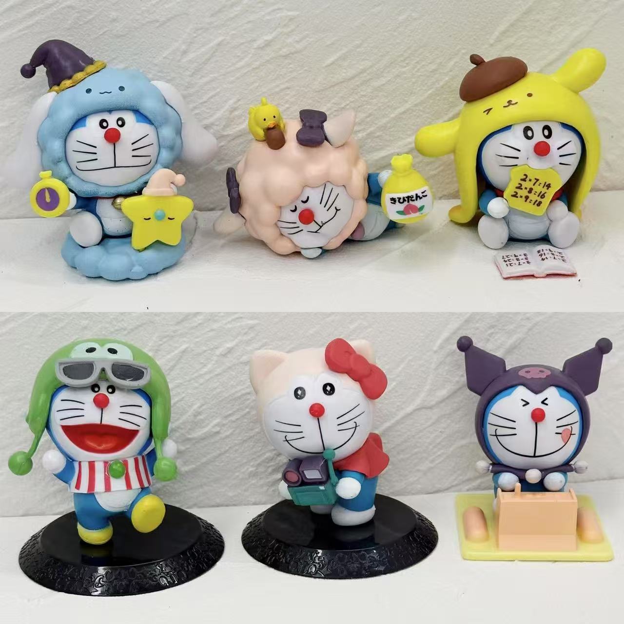 Doraemon-  6 PCS/1 SET (OVER 39.99$ FREE SHIPPING)
