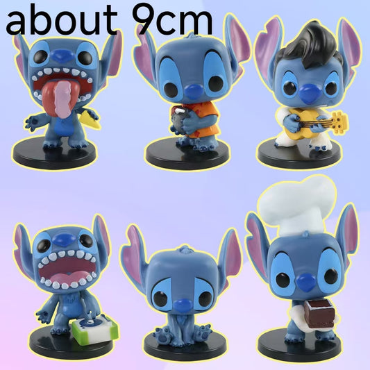 Stitch 9-  6 PCS/ 1 SET (OVER 39.99$ FREE SHIPPING)