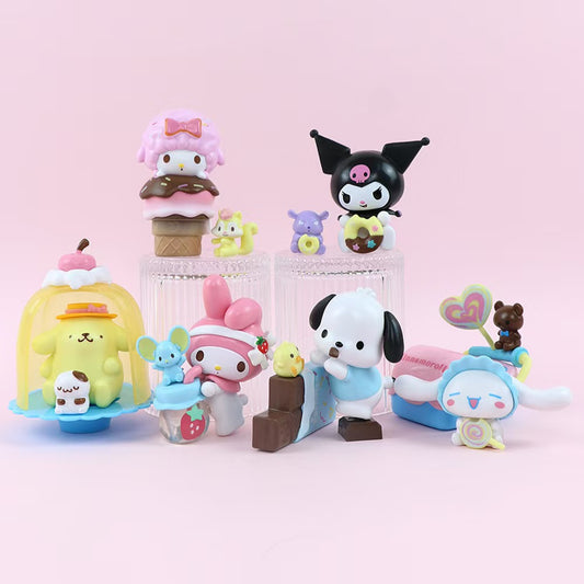 San-rrio 7 - 6 PCS/ 1 SET (OVER 30$ FREE SHIPPING