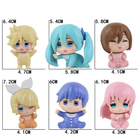 Hatsune Miku 4 - 6 PCS/ 1 SET (OVER 39.99$ FREE SHIPPING)