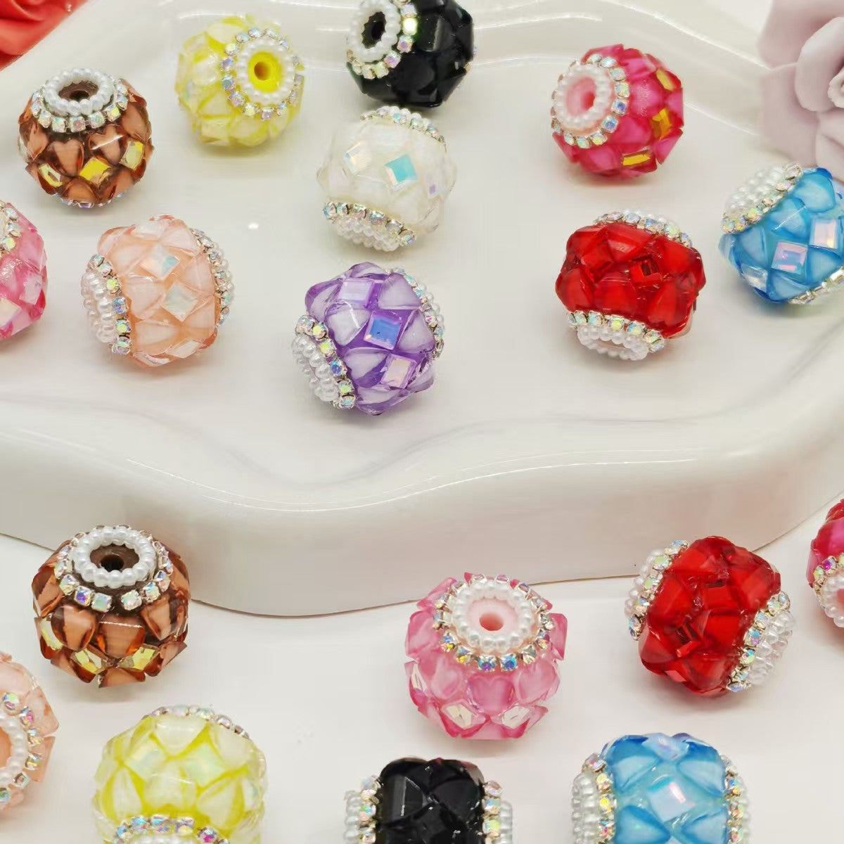 chain flower ball diamond Penbeads (OVER 39.99$ FREE SHIPPING)