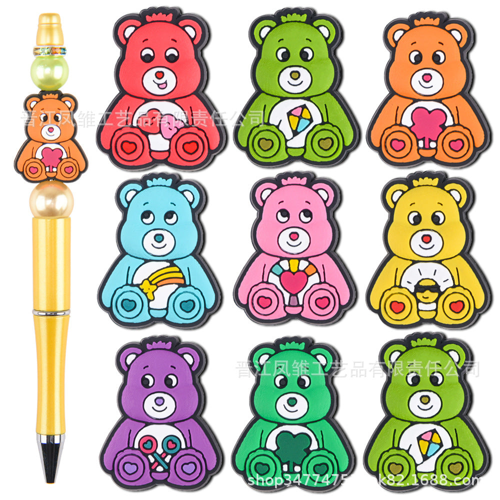 Carebear silicon focal beads- game open in live