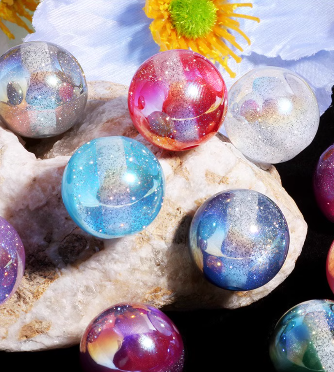 22mm Ball Starlit Sky Mix Diy Penbeads (OVER 39.99$ FREE SHIPPING)