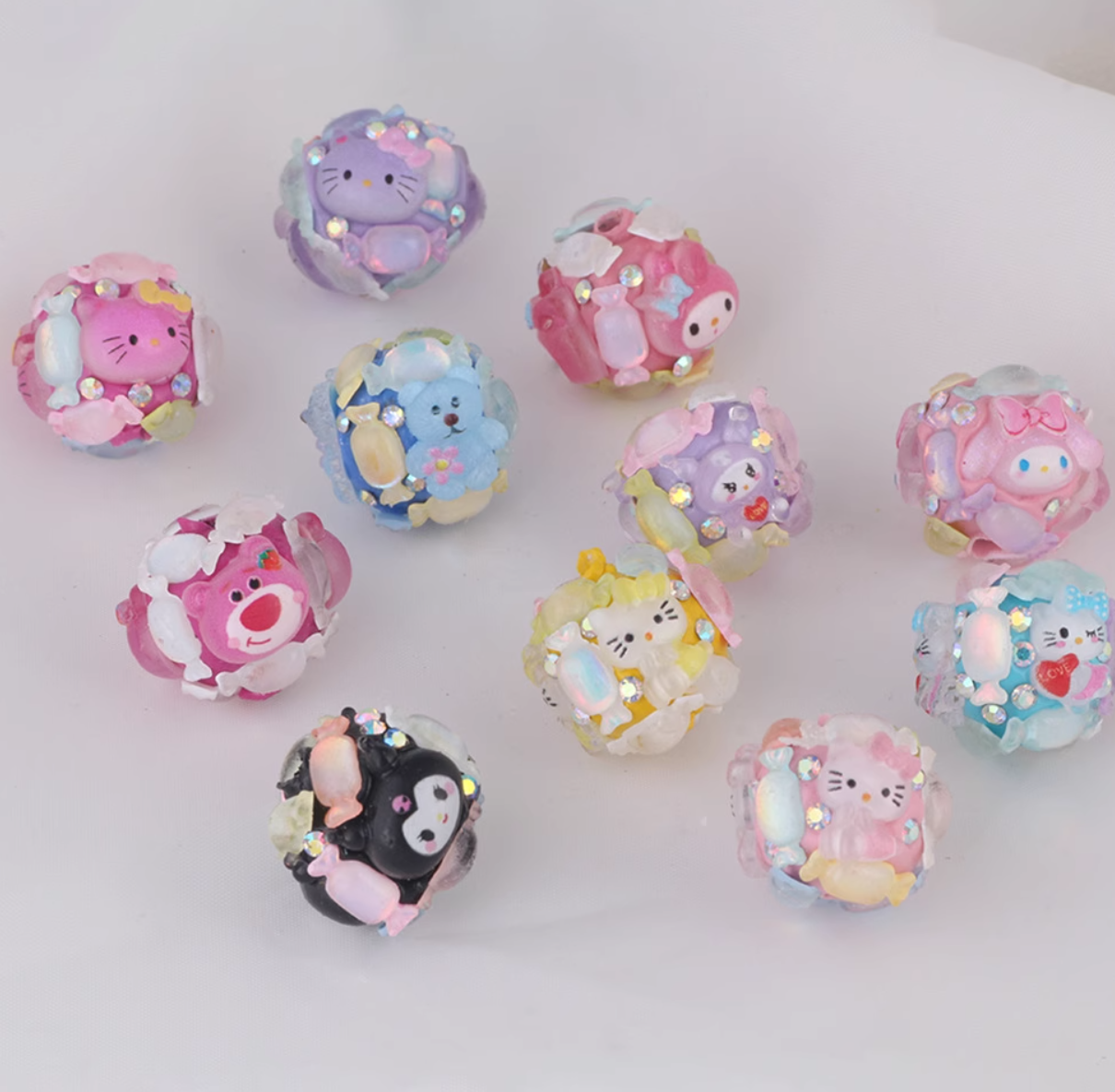 22mm San-rrio Ball Mix Diy Penbeads (OVER 39.99$ FREE SHIPPING)