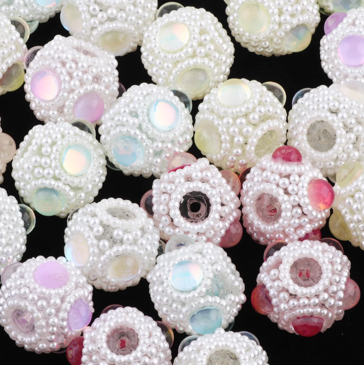 Pear Crystal Ball Mix Diy Penbeads (OVER 39.99$ FREE SHIPPING)