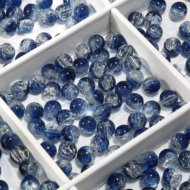 DIY GLASS BEADS 10mm BLUE SERIES  (OVE 39.99$ FREE SHIPPING)